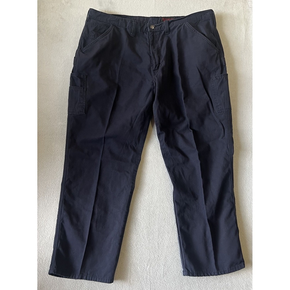 Drifire FR Pants Men's 44x32 (Fits 41x31) Blue Canvas Flame Resistant Workwear